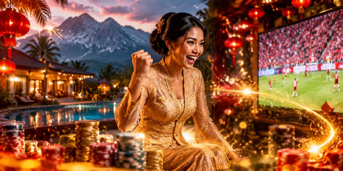 Suasana kasino hiburan Sabah dengan pakaian kebaya tradisional